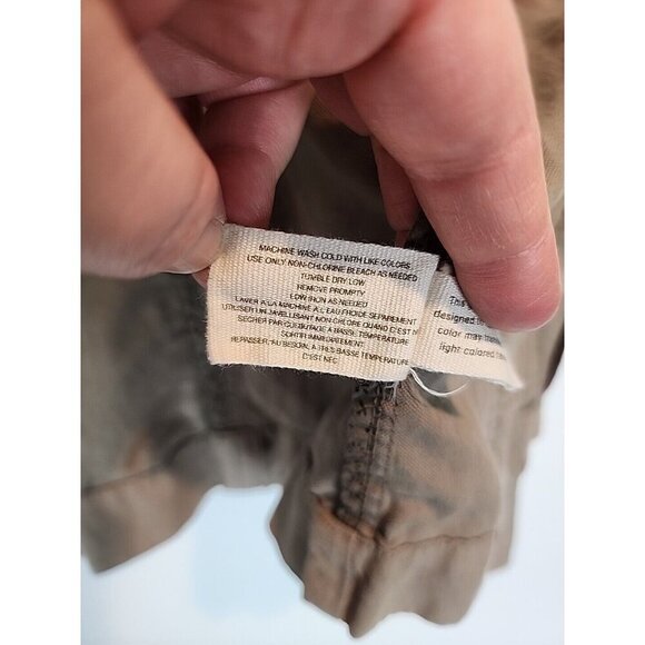 Anthropologie Daughters Of Liberation Adirondack Jacket Utility Linen Blend sz 6 - Picture 6 of 12